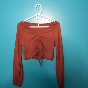 Long Sleeve crop tee